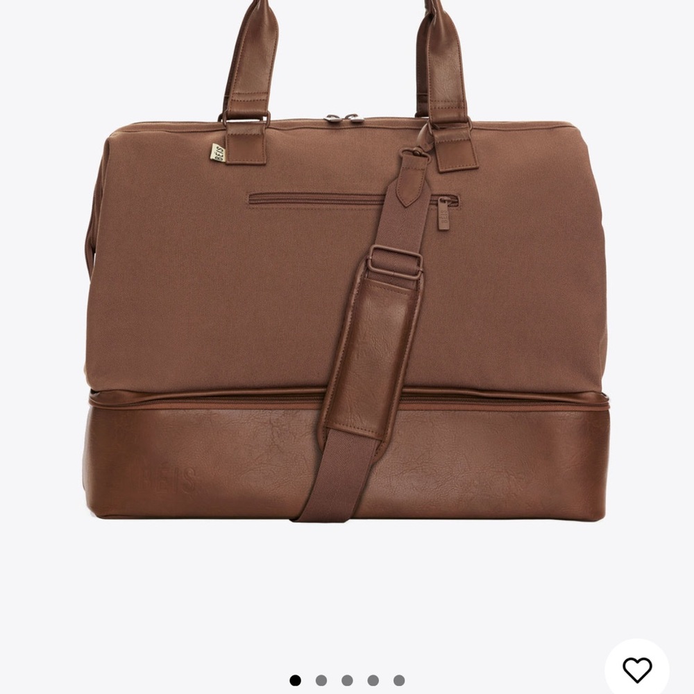 Mocha Brown Travel Bag brand new, unused with tags